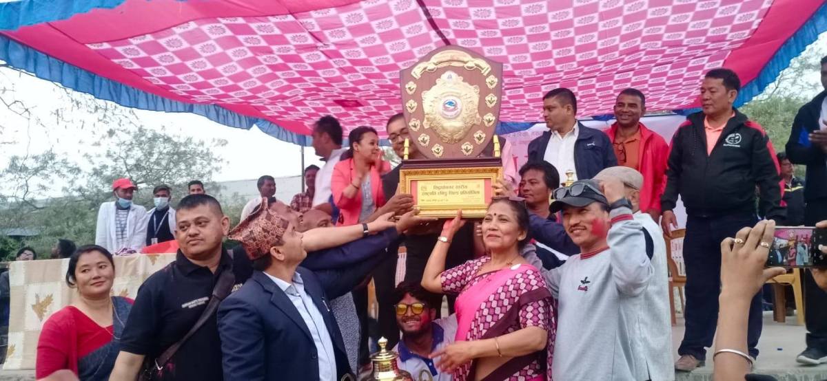 सिद्धार्थनगर स्तरीय राष्ट्रपति कप रनिङ शिल्ड लिलारामलाई